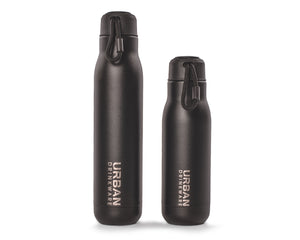 Galaxy Black 750ml Reusable Stainless Steel Water Bottle