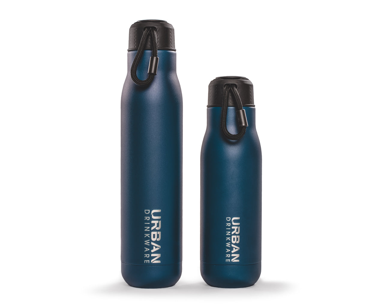 Sardinian Surf Blue 500ml Reusable Stainless Steel Water Bottle
