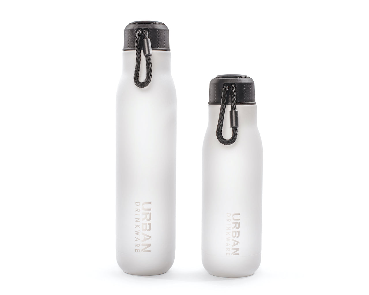 Ice Floe White 750ml Reusable Stainless Steel Water Bottle