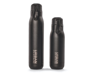 Galaxy Black 500ml Reusable Stainless Steel Water Bottle